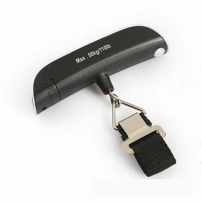 Tragbare Waage mit digitalem LCD-Display, elektronische Waage, Gewicht des Koffers, Reisewaage, Gepäckgewicht-Balance-Tool, 110 lb/50 kg