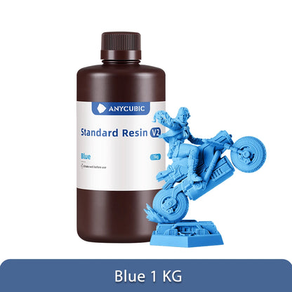 ANYCUBIC 405nm UV Standard Resin / Standard Resin V2 For Photon 3D Printer Mono X Printing Material LCD UV Sensitive Normal 1kg