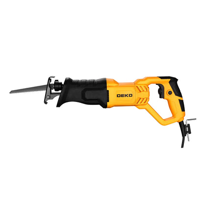 DEKO NUEVA DKRS710G20 Sierra eléctrica de 710 W, sierra alternativa con hojas de sierra, sierra de calar, motosierra, herramientas para madera, herramientas eléctricas de bricolaje