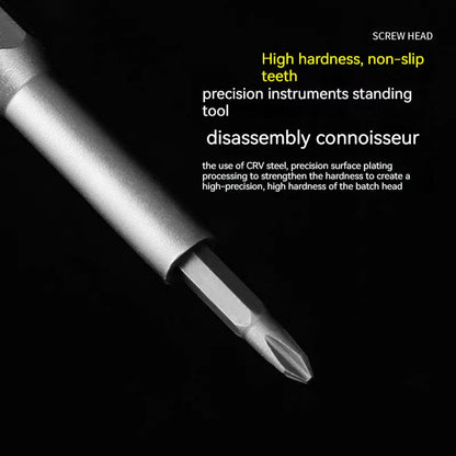 Juego de destornilladores de precisión 24 en 1 para teléfono móvil, reloj, ordenador, herramienta multifunción de desmontaje y mantenimiento, destornillador combinado.