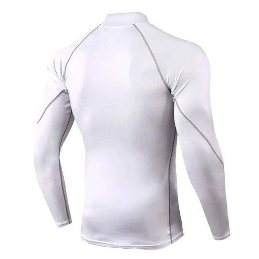 Camiseta deportiva de culturismo para hombre, camiseta de running de secado rápido, camiseta de compresión de manga larga, camiseta de gimnasio, camiseta ajustada de fitness para hombre, Rashgard