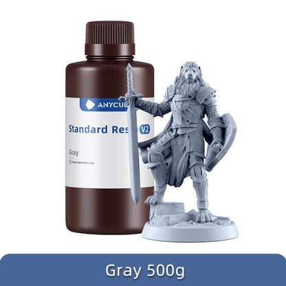 ANYCUBIC 405nm UV Standard Resin / Standard Resin V2 For Photon 3D Printer Mono X Printing Material LCD UV Sensitive Normal 1kg