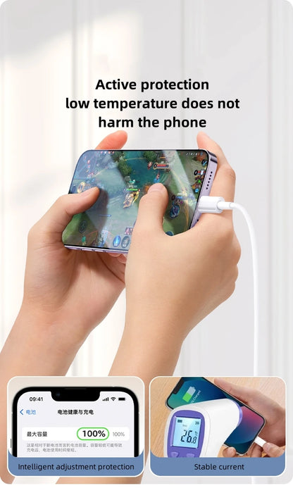 Fro es un cable de carga rápida PD de 20 W adecuado para iPhone 14 13 12 11 Pro Max Mini USB 8 Plus XS cable de datos de carga de tableta