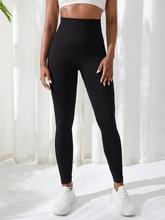 Pantalones de mujer para gimnasio, yoga, ropa deportiva sin costuras, elásticos, de cintura alta, para ejercicio atlético, leggings de fitness