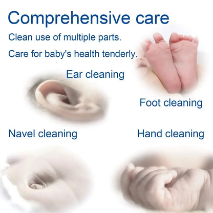 100 Stück pro Packung, 5 Packungen, doppelseitige Wattestäbchen, Baby-Wattestäbchen, Ohrenreinigungsstäbchen, gesunde Reinigungswerkzeuge