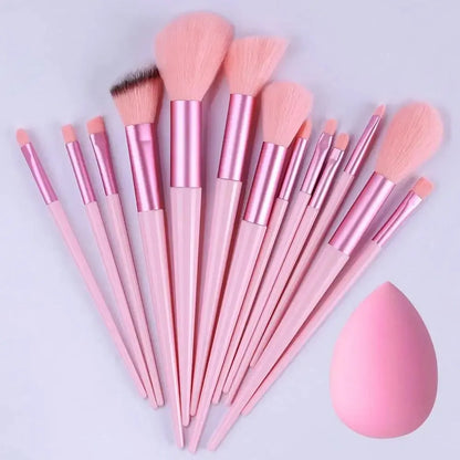 Juego de brochas de maquillaje suaves y esponjosas, profesionales, para base de maquillaje, polvos, sombras de ojos, brochas Kabuki para difuminar, herramienta de belleza para maquillaje
