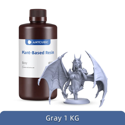 ANYCUBIC ECO UV Resin For LCD 3D Printer Low Odor Safety 405nm UV Plant-Based Resin High Precision Quick Curing