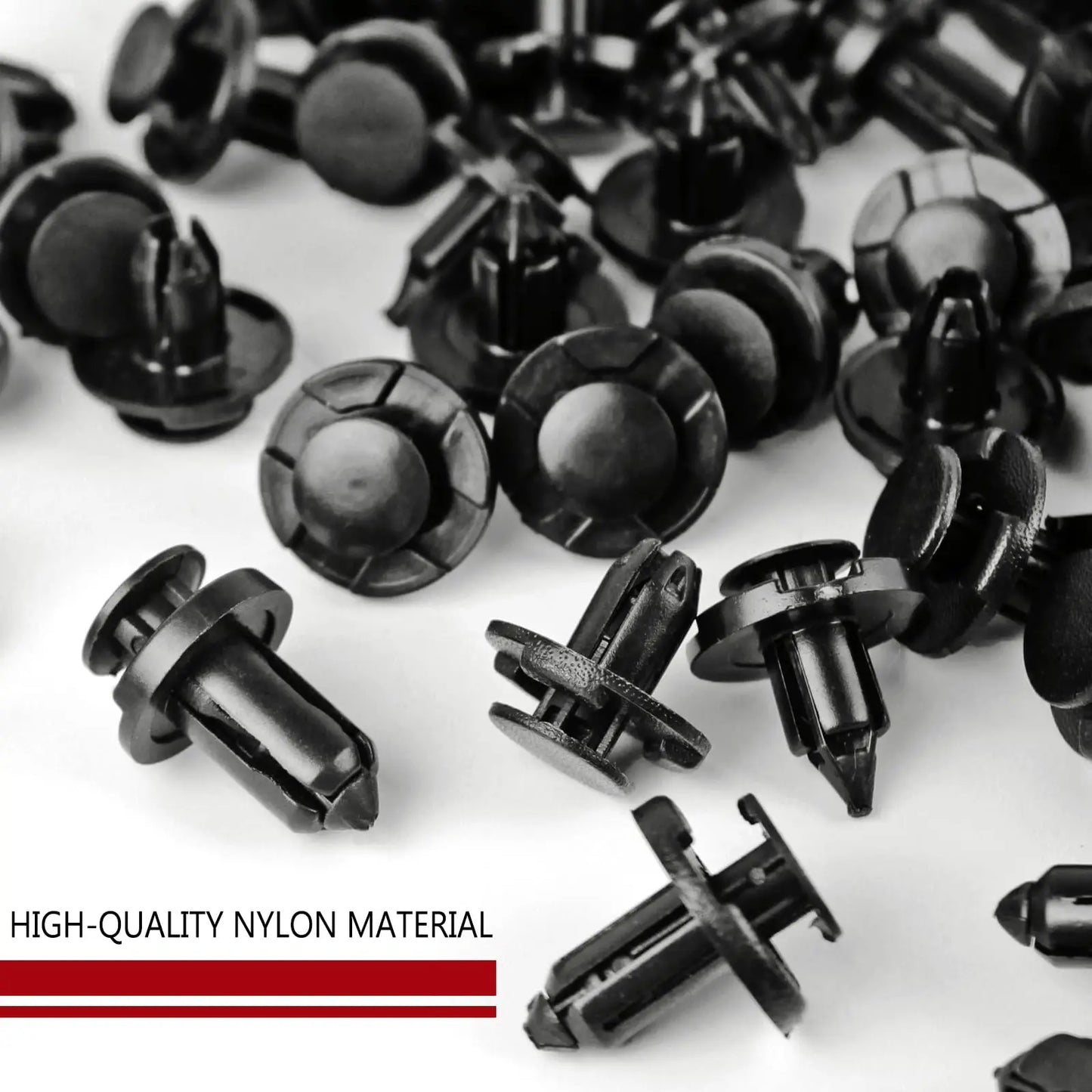 100PCS Automotive Bumper Clip Plastic Rivet Fastener Thrust Retainer Kit General Motors Ford Toyota Honda Chrysler