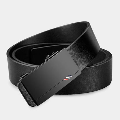 Fashion Business Men'S Belt Genuine Luxury Brand Belt Automatic Buckle Belt PU Leather Soft Belt With Cargo Pants Jeans Belt