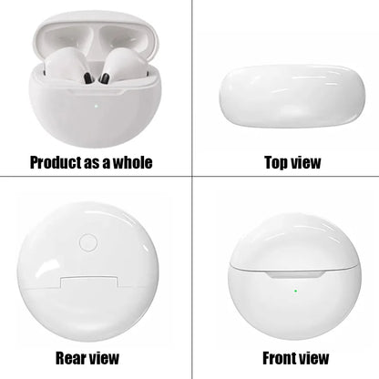 # Pro6 Wireless Bluetooth Headphones Tws Earphones Mini Heaset with Charging Case Waterproof Earbuds
