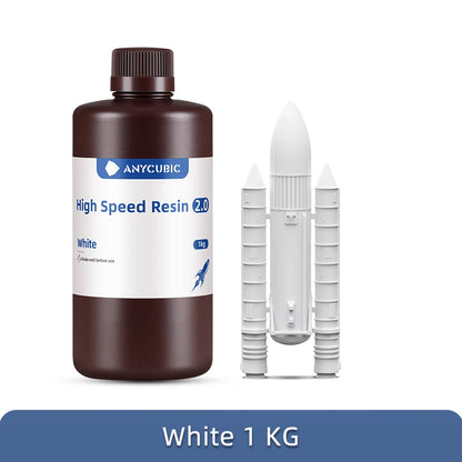 ANYCUBIC High Speed Resin 5X Faster Printing Speed Low Viscosity UV Resin for Photon Mono M5S LCD 3D Printer