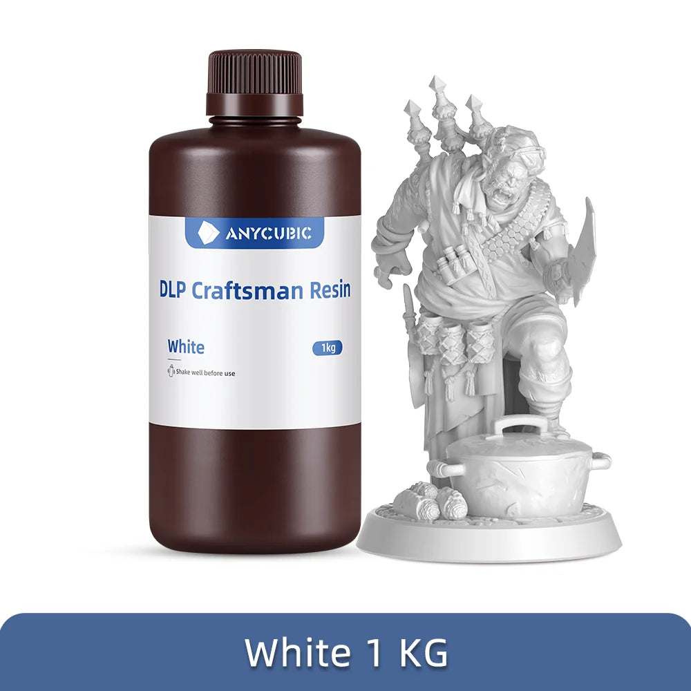ANYCUBIC DLP Craftsman Resin DLP Exclusive Resins Long Shelf Life High Accuracy 3D Printing Material Developed For Photon Ultra