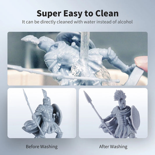 ANYCUBIC Water-Wash Resin For LCD 3D Printer High Precision Low Odor Low Viscosity 3D Printing Standard Photopolymer