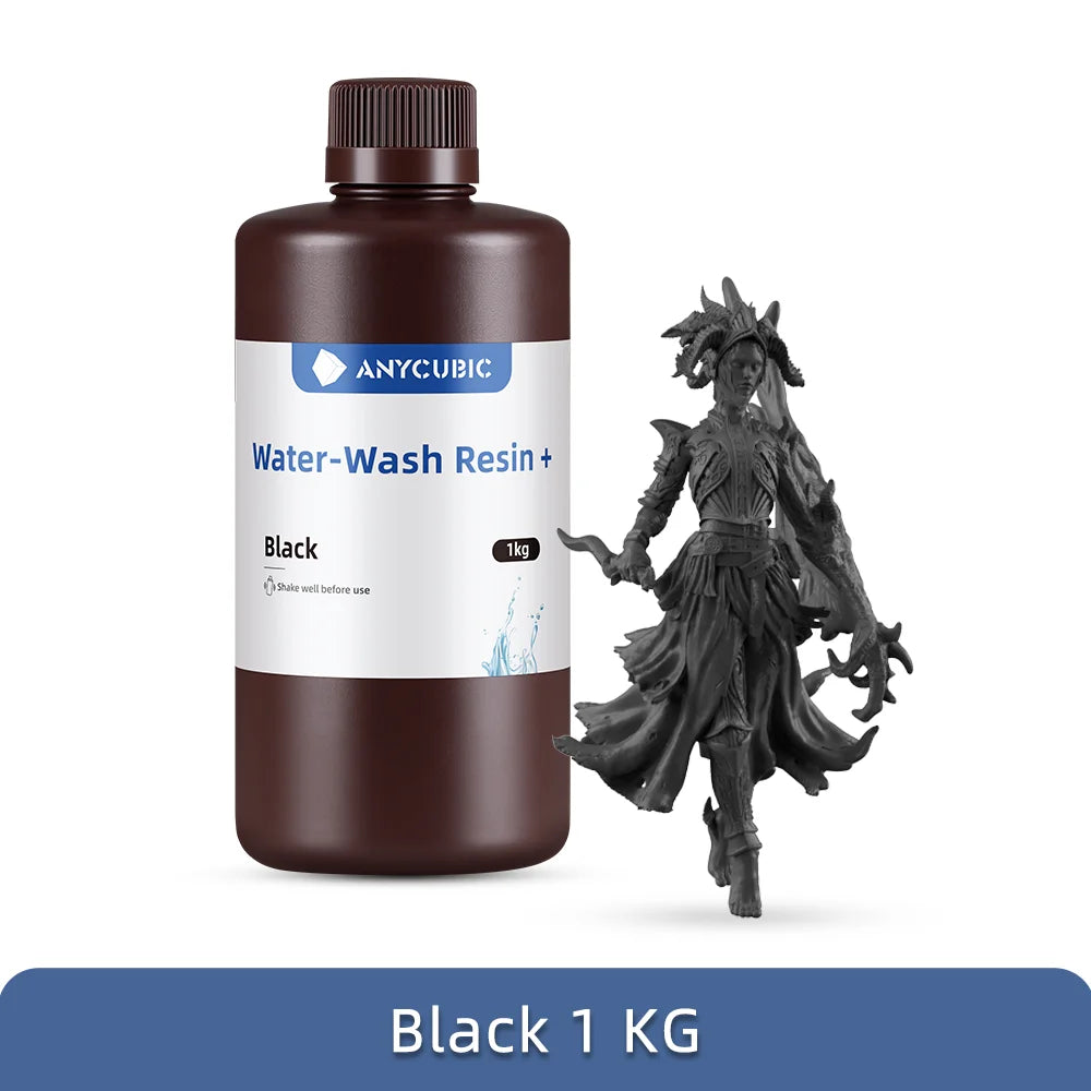 ANYCUBIC Water-Wash Resin For LCD 3D Printer High Precision Low Odor Low Viscosity 3D Printing Standard Photopolymer