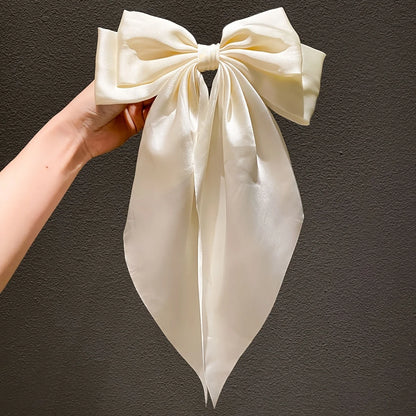 1/2/8Pcs Big Bow Ribbon Hairpin for Women