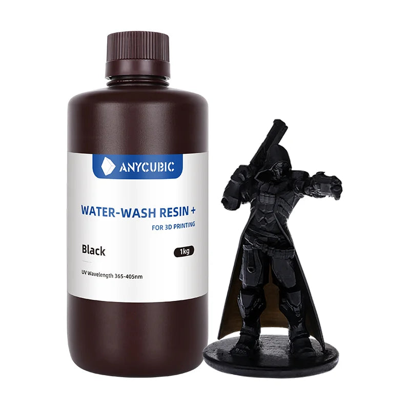 ANYCUBIC 4pcs/lot 405nm Water Washable Resin For LCD 3D Printer Liquid Photopolymer Resin 3D Printing Material
