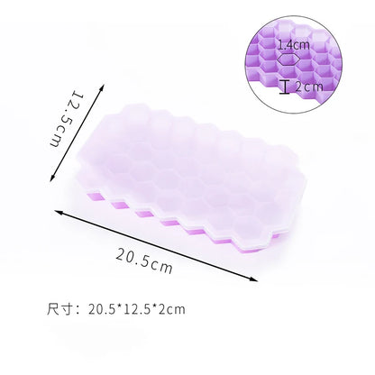Molde de silicona para cubitos de hielo (4/2/1 piezas), bandejas de hielo de gran capacidad para 148 cubitos, máquina de hielo de grado alimenticio, máquina de hielo reutilizable sin BPA con tapas