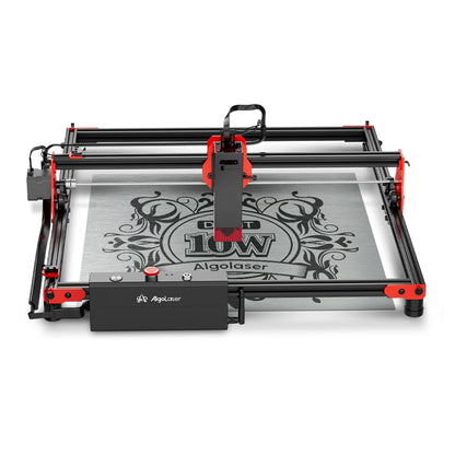 AlgoLaser DIY Kit Laser Master 2 Laser Engraver 10W Output Power Laser Cutter and Engraver Machine for Wood and Metal 40x40cm