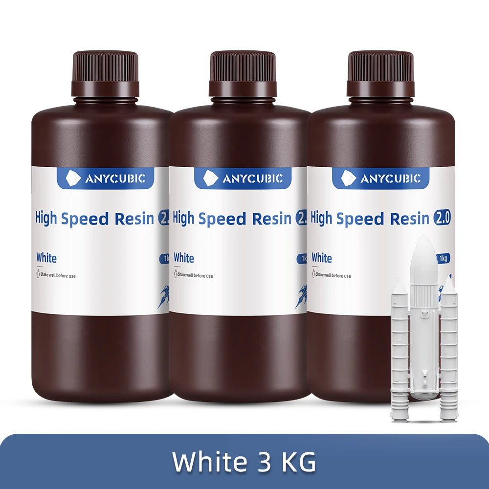 ANYCUBIC High Speed Resin 5X Faster Printing Speed Low Viscosity UV Resin for Photon Mono M5S LCD 3D Printer