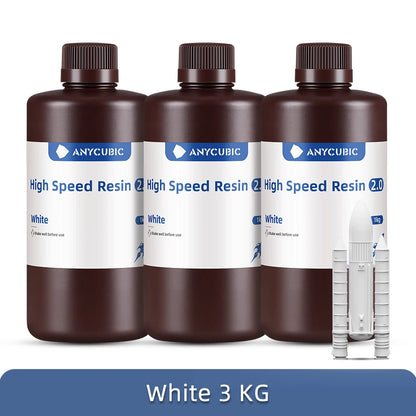 ANYCUBIC High Speed Resin 5X Faster Printing Speed Low Viscosity UV Resin for Photon Mono M5S LCD 3D Printer