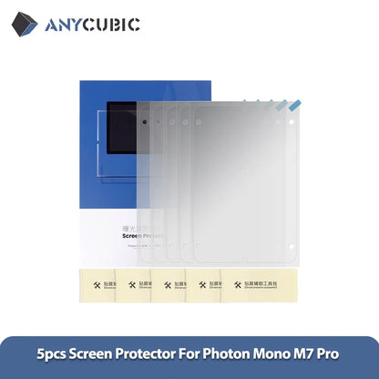 ANYCUBIC Original 3D Printer 5pcs/lot Screen Protector for Photon Mono M7 Pro LCD 3D Printer