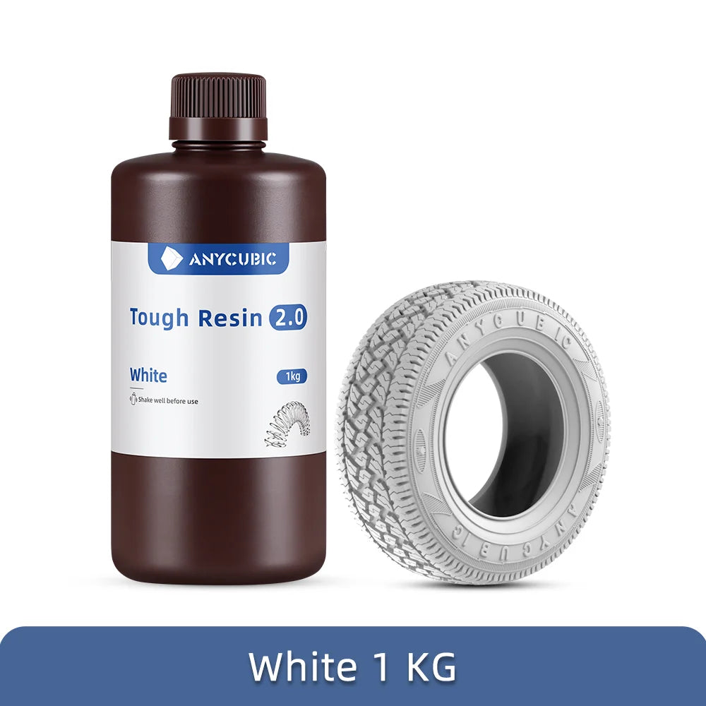 Newest UV Resin ANYCUBIC UV Tough Resin 2.0 Flexible 3D Printing Material For Photon Mono (X)LCD 3D Printer 365-405nm