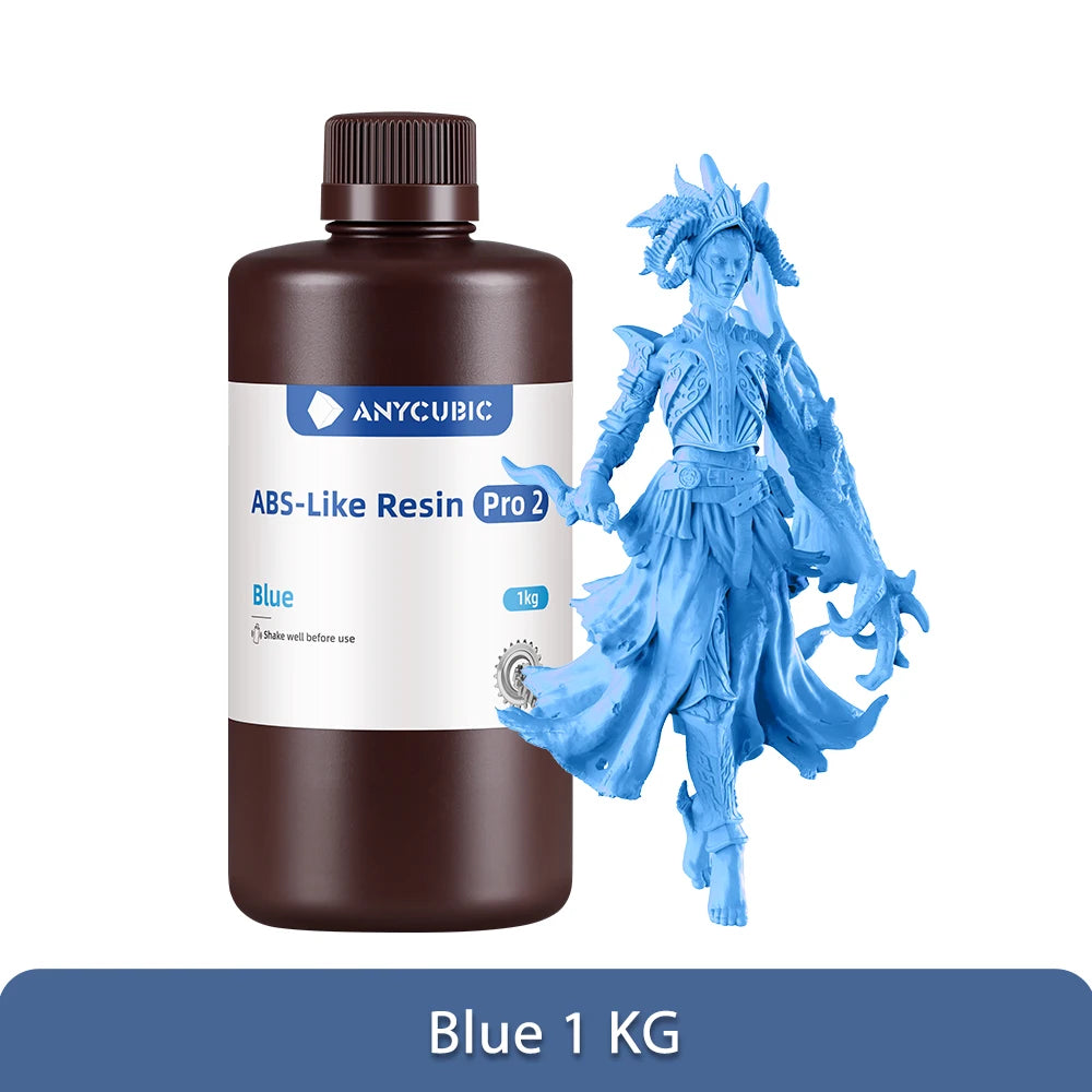Newest Anycubic ABS-Like+ Resin Pro 2 Rapid UV Curing 405nm Standard Photopolymer Resin ABS 3D Resin High Precision for LCD