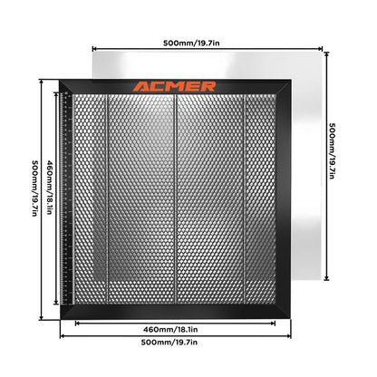 Mesa de trabajo de nido de abeja para láser CO2, máquina de corte y grabado láser, con panel de nido de abeja CNC de 300 x 300 mm, 330 x 330 mm, 400 x 400 mm y 440 x 440 mm.