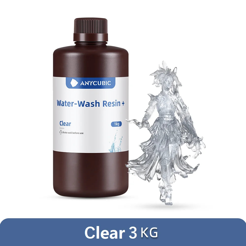 ANYCUBIC Water wash resin Tough Plant UV Resin For LCD 3D Printer 405nm Liquid Photopolymer Sensitive Resin 3D Printing Material