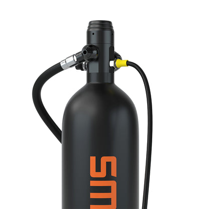SMACO S700 Plus 2L Scuba Tank - Black