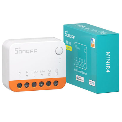 SONOFF MINI R4 Extreme WiFi Smart Switch, External Switch Control, DIY Module for Smart Home Automation, Works with Alexa &amp; Google Home