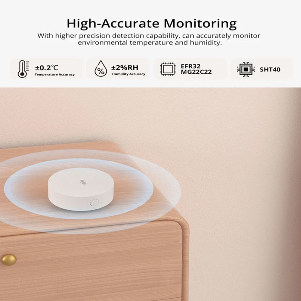 SONOFF SNZB-02P Zigbee Temperature And Humidity Sensor Works with Alexa Google Home