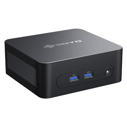 SOYO M2 Plus2 Mini PC, Intel 12th Gen Alder Lake N100 CPU up to 3.4GHz, 16GB DDR4 512GB SATA M.2 2280 SSD, 4K@60Hz Dual Displays, HDMI, WiFi 5 &amp; Bluetooth 5.0 Mini Computer for Business, Education and Office