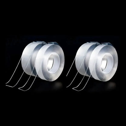 Cinta adhesiva de doble cara superfuerte, antideslizante, impermeable, transparente, para cocina y baño.