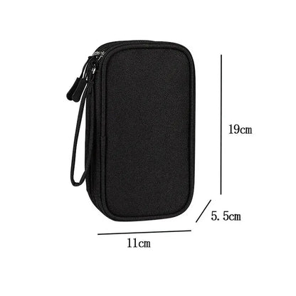 (1pc)Digital Accessory Storage Bag Power Supply Hard Drive Protective Case Power Bank U-disk Headphone Storage Bag