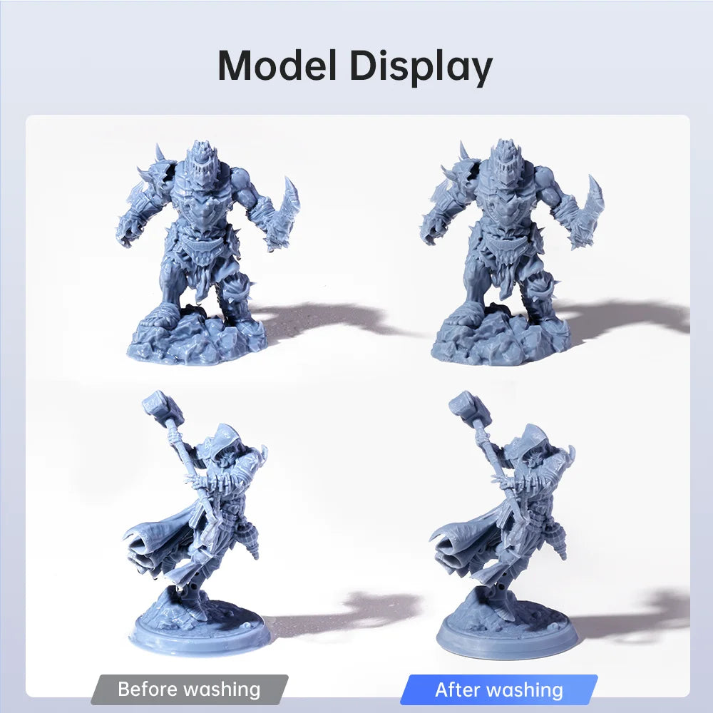 Máquina de lavado y curado ANYCUBIC de 3 litros y 4 litros, 2 en 1, para impresoras 3D de resina SLA, LCD y DLP para Photon Mono 2