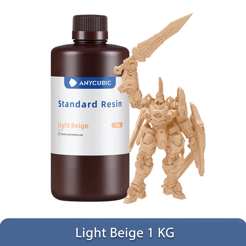 ANYCUBIC 405nm UV Standard Resin / Standard Resin V2 For Photon 3D Printer Mono X Printing Material LCD UV Sensitive Normal 1kg