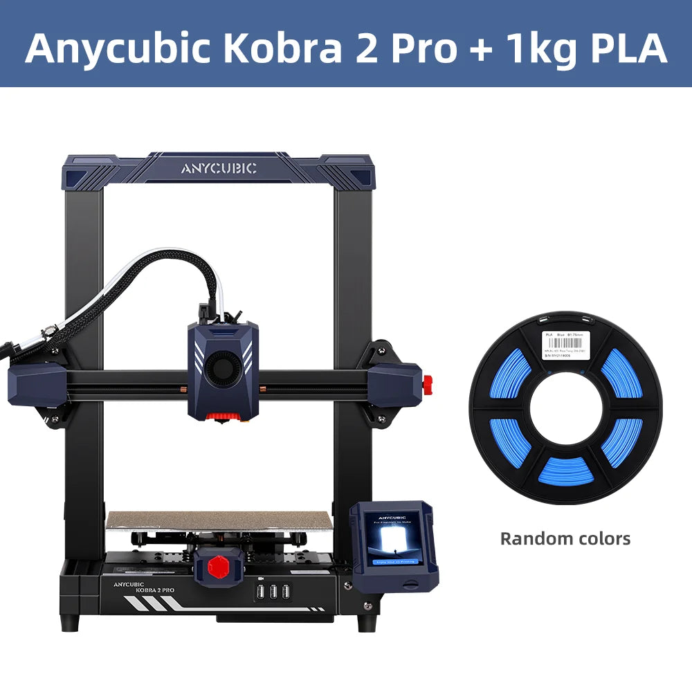ANYCUBIC Kobra 2 Pro FDM 3D Printer 500mm/s Maximum Print Speed With 9.8 x8.7 x 8.7inch Printing dimensions LeviQ 2.0