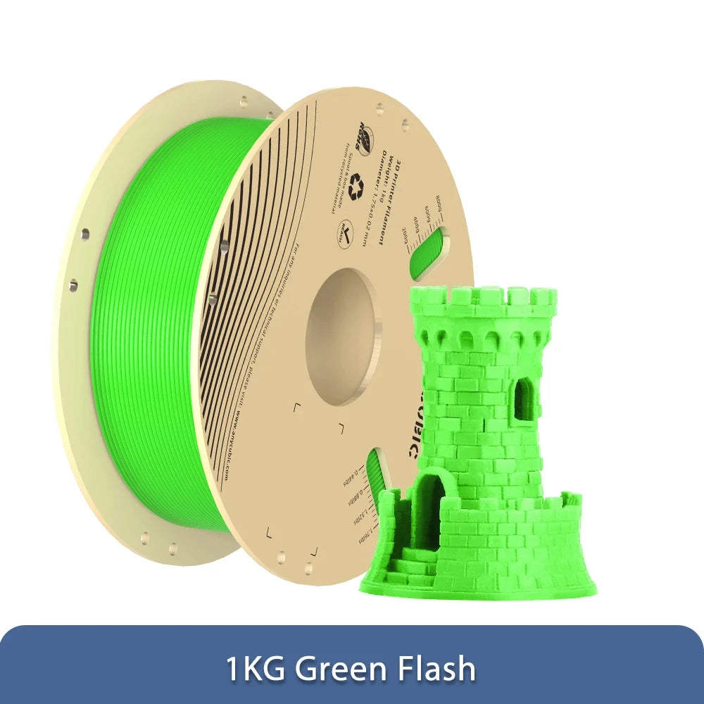 ANYCUBIC 3D Printer PLA Multicolor Filament 1.75mm 1kg/Roll Plastic Rubber Consumables Material For FDM 3D Printer Kobra