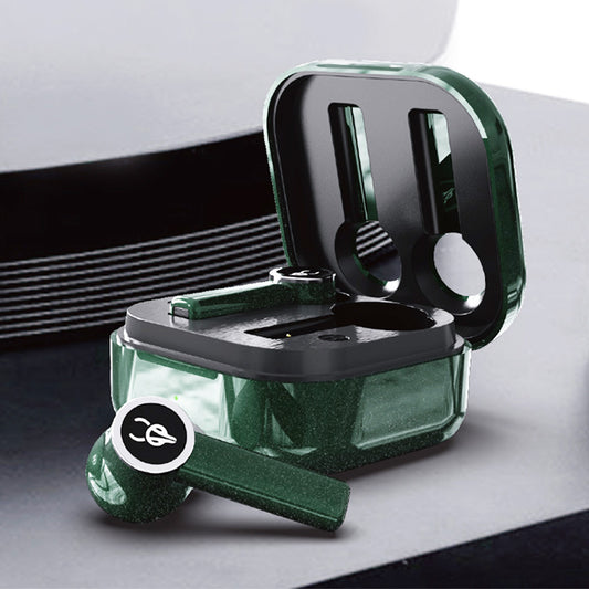 Sabbat E18 TWS Earbuds Wireless Bluetooth 5.2 Music and Gaming Earphone - Aurora Green