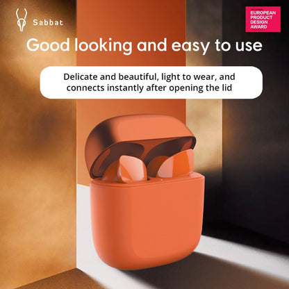 Sabbat Jetpods TWS Earbuds Intelligent Noise Reduction, Bluetooth 5.2 - Coral Red