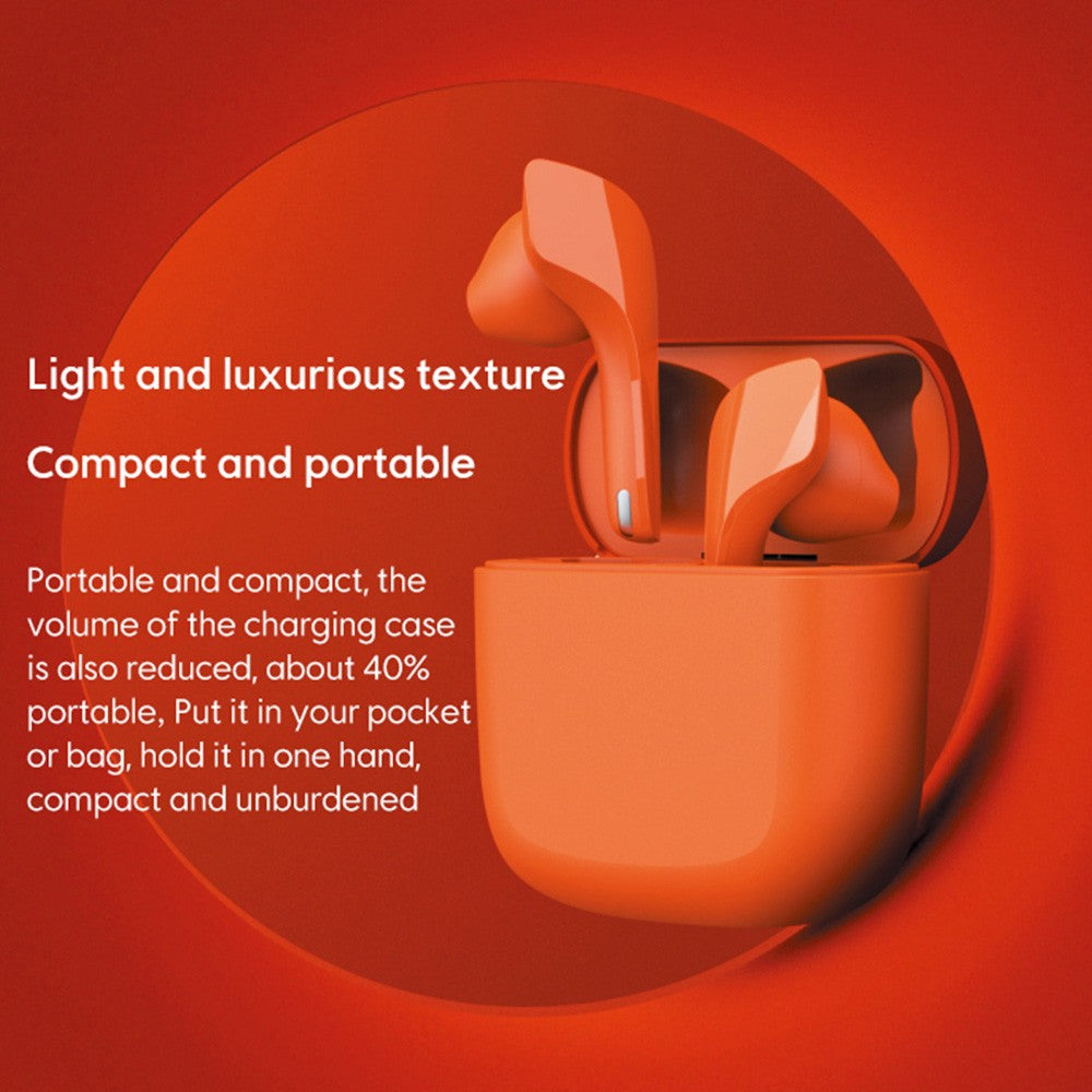 Sabbat Jetpods TWS Earbuds Intelligent Noise Reduction, Bluetooth 5.2 - Coral Red