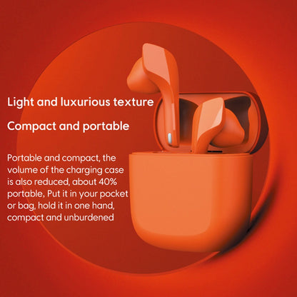 Sabbat Jetpods TWS Earbuds Intelligent Noise Reduction, Bluetooth 5.2 - Coral Red