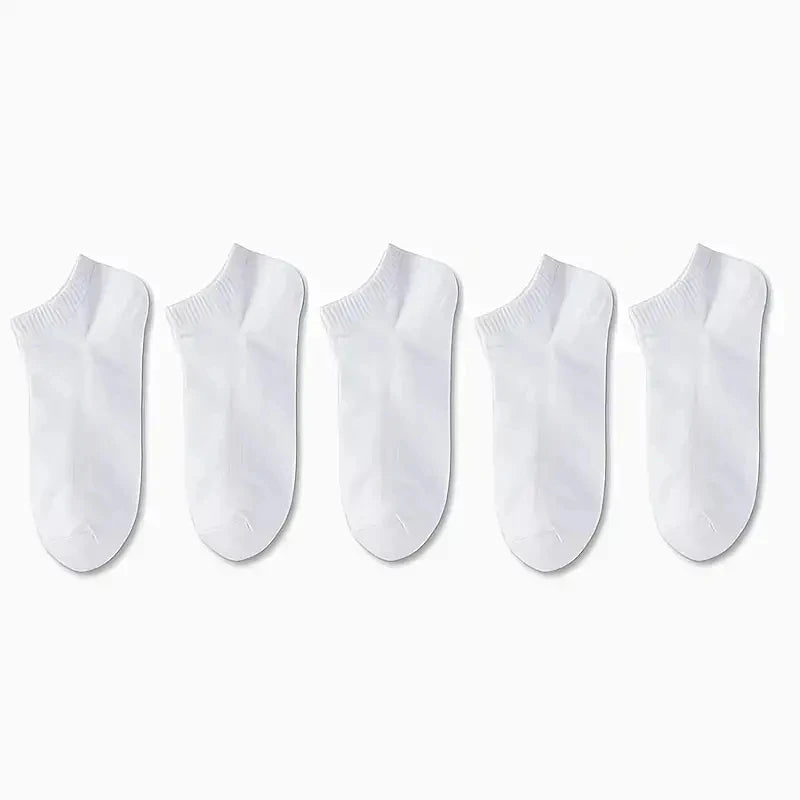 Calcetines náuticos para hombre, transpirables, absorbentes del sudor, de color sólido, de alta calidad, para negocios, 10/40 pares