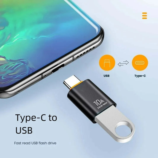 10A OTG USB 3.0 Typ C OTG Adapter USB C Stecker auf USB 3.0 Buchse Kabel Konverter OTG USB Für Xiaomi Samsung Laptop Datum Übertragung