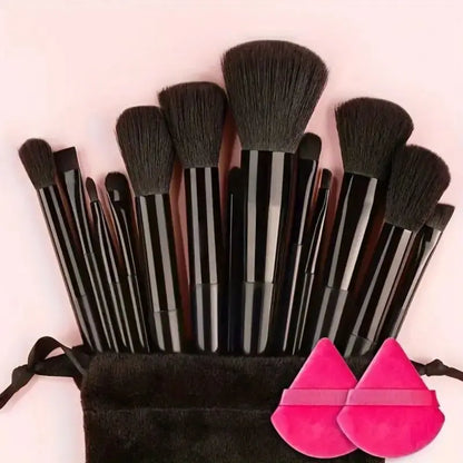 Juego de brochas de maquillaje suaves y esponjosas, profesionales, para base de maquillaje, polvos, sombras de ojos, brochas Kabuki para difuminar, herramienta de belleza para maquillaje