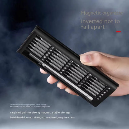 Juego de destornilladores de precisión 24 en 1 para teléfono móvil, reloj, ordenador, herramienta multifunción de desmontaje y mantenimiento, destornillador combinado.