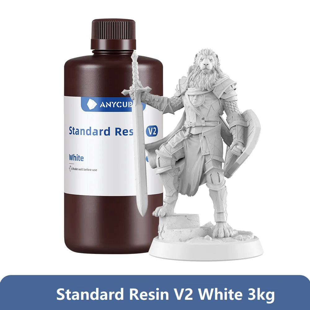 ANYCUBIC Water wash resin Tough Plant UV Resin For LCD 3D Printer 405nm Liquid Photopolymer Sensitive Resin 3D Printing Material
