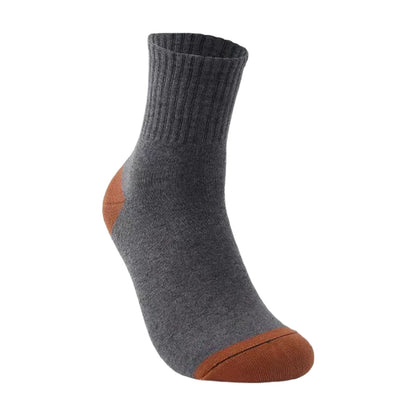 5 pares de calcetines deportivos de otoño e invierno para hombre, ideales para el tiempo libre en verano, transpirables, ligeros y absorbentes.