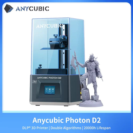 Anycubic Photon D2 3D Printer DLP High-Speed High Precision 6.5*5.1*2.9 inch Printing Size UV Resin 3D Printer impresora 3d
